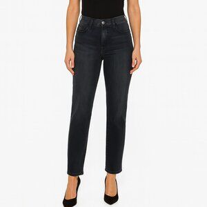 Good American Womens Good Waist High Rise Skinny Faded Black Jeans Size 4/27